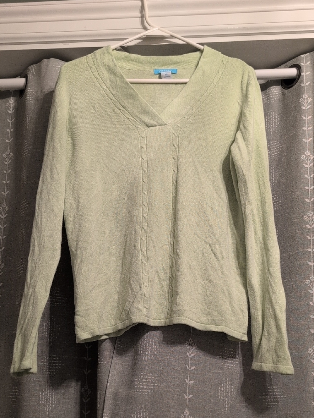 Jennifer Moore Mint Green Knit Sweater
